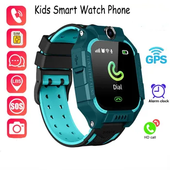 Умные часы для студентов, детские GPS, HD-вызов, голосовое сообщение, водонепроницаемые умные часы для детей, фото с дистанционным управлением, мужские и женские часы