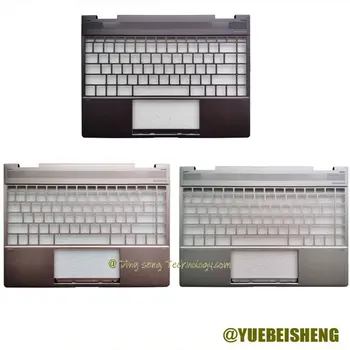 YUEBEISHENG New /org для HP X360 13-AE, подставка для рук, рамка для клавиатуры США, верхняя крышка C корпусом серебристый /коричневый /розовый