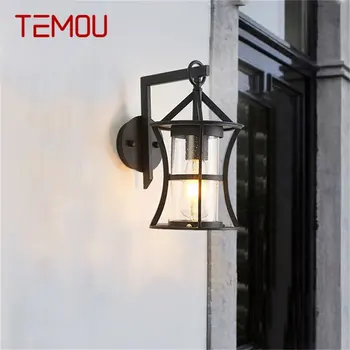 · Уличный классический настенный светильник TEMOU LED Light Водонепроницаемый IP65 Бра для украшения дома, веранды, виллы