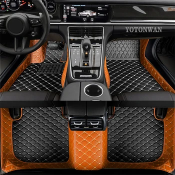 YOTONWAN Color Изготовленный На Заказ Кожаный Автомобильный Коврик Для Пола 100％ Для Lsuzu Всех Моделей JMC D-MAX Mu-X Auto Accessories Автоаксессуары