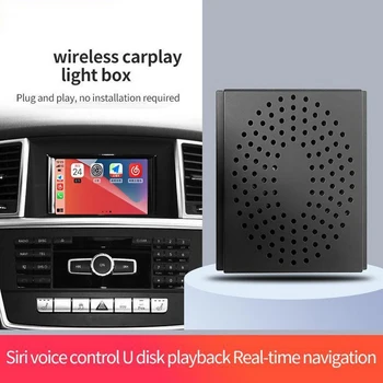 Беспроводная коробка Carplay Ai для Mercedes-Benz NTG 4.5 2011-2015, автомагнитола для всех автомобилей с экраном, стереоприемник, интеллектуальная система