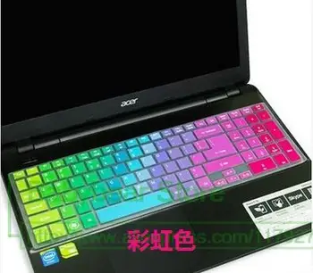 15,6 Силиконовая Защитная крышка клавиатуры для Acer Aspire E5-511G E15 ES1-512 VN7-791G extensa 2508 ES1-531 EX2519 EK-571G