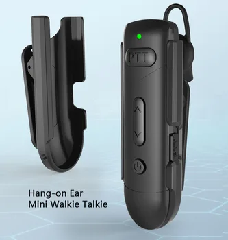 Radtel RT2 Hang-on Ear Mini Walkie Talkie 16CH Легкое Двустороннее Радио с Наушником Dual PTT для Подарка Детям Бизнес