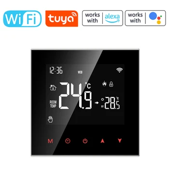 Контроллер температуры Wi-Fi, еженедельная программируемая настройка времени температуры, удаленное управление приложением SmartLife с мобильного телефона