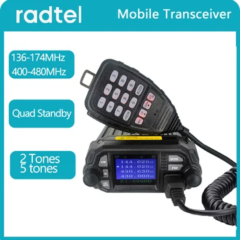 Radtel RM-04 136-174 МГц 25 Вт 400-480 МГц 20 Вт Мини-Двухдиапазонное Мобильное Автомобильное Радио, Двухдиапазонный Трансивер, Любительская Рация