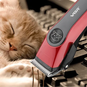 Профессиональная USB-перезаряжаемая Машинка для стрижки волос для собак и Кошек, Триммер для Заточки Лезвий, Электробритва для удаления волос, Автомат для резки