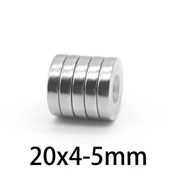 2 ~ 50 ШТ 20x4-5 мм Мощные Кольцевые Магниты 20*4 мм С отверстием 5 мм Небольшой Постоянный Круглый Неодимовый Магнитный Магнит 20x4-5 мм 20*4-5 мм