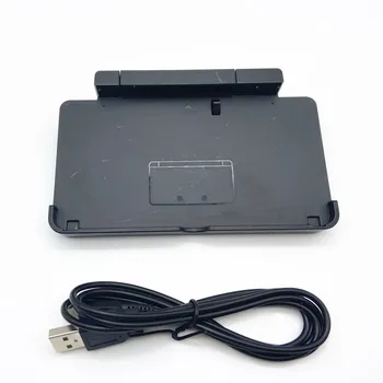Оригинальная Подставка Для зарядки 5 комплектов Игрового Зарядного Устройства 3DS Док-станция С Кабелем Имеет Царапины CTR-007 DC 4.6V 900mA Черный