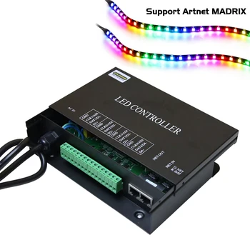 H802ra Artnet WS2811 WS2801 Светодиодный декодер Светодиодная лента Madrix Pixel Controller DMX Artnet Controller