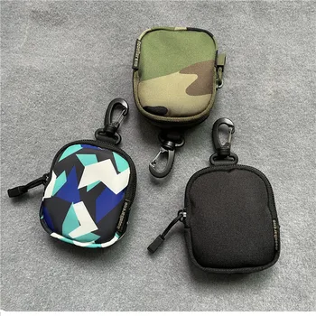 Новый модный мужской кошелек для монет, портативный мини-кошелек, сумка для карт, практичный поясной рюкзак, сумка для ключей, сумка для наушников, ID-сумка 2023