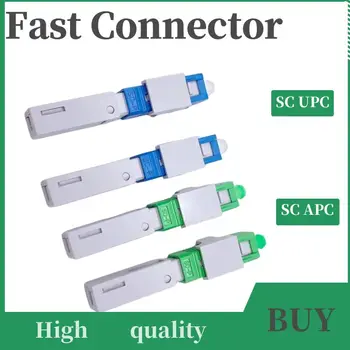 SC APC SC UPC волоконно-оптический соединитель SM однорежимный оптический Быстрый соединитель FTTH Инструмент для холодного соединения волоконно-Быстрый соединитель upc apc