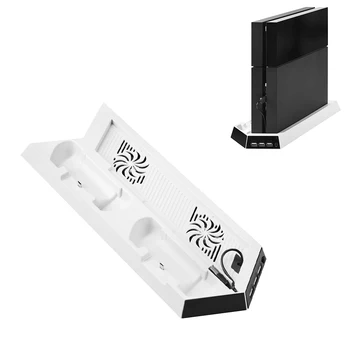 Многофункциональный концентратор OSTENT, USB-охлаждающий вентилятор, подставка для зарядного устройства с двойным контроллером, зарядная док-станция для консоли PS4 и контроллера