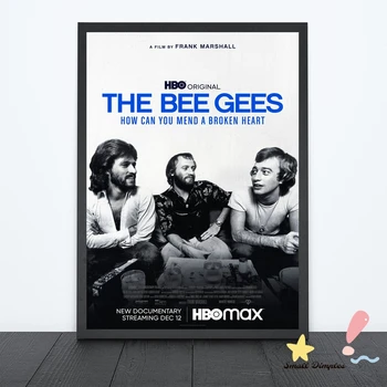The Bee Gees Как починить разбитое сердце Классический постер фильма Художественная печать на холсте Украшение дома Настенная живопись (без рамки)