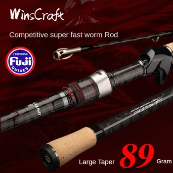 WinsCraft Ultralight Fuji Casting Lure Fishing Rod M Высокоуглеродистая Спиннинговая Удочка 1..98m2.04m XF Action Mandarin Fish Rod