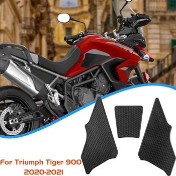Накладка для тяги бензобака мотоцикла, резиновая боковая накладка для защиты коленного сустава, наклейки для Triumph Tiger 900 2020 2021