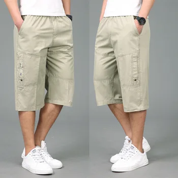 Мужские брюки Seven Points 2020 Летние пляжные брюки из чистого хлопка, шорты плюс размер, Свободные повседневные брюки, тонкая уличная одежда, джоггеры для бега трусцой, мужские