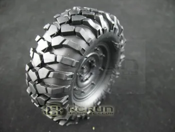 RCRUN новые шины с гравием 96 мм, обшивка шин для моделирования автомобиля 1: 10, модель автомобиля для скалолазания, игрушки на радиоуправлении, запчасти для автомобилей