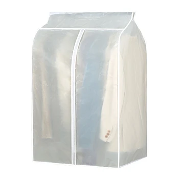 Большой прозрачный чехол для одежды, легко устанавливаемый Подвесной мешок для хранения одежды, пылезащитный чехол для одежды с крючком и петлей
