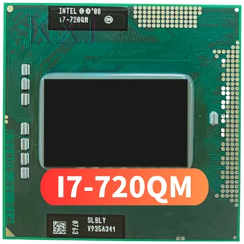 Intel Core i7-720QM i7 720QM SLBLY с частотой 1,6 ГГц Используется Четырехъядерный восьмипоточный процессор 6W 45W Socket G1 / rPGA988A