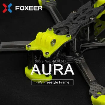 Foxeer Aura 220mm T700 5-дюймовая Рамка Для Фристайла Из Углеродного Волокна, 5-миллиметровая Опора для Рук Foxeer Camera Vista для RC FPV Гоночного Дрона Freestyle Racing