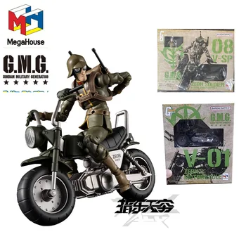 В наличии 100% Оригинальный MegaHouse Zeon Army 08 V-SP Обычный Солдат и Zeon Army Soldier Мотоцикл GMG Мобильный Костюм Gundam Garage Kit