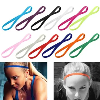 1шт ярких цветов, резинки для волос для йоги, Спортивная повязка на голову для девочек, тренажерный зал, Фитнес-повязка для женщин/мужчин, Эластичная резиновая спортивная лента для футбола, бег