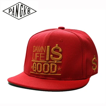 Бренд PANGKB хорошая кепка с красной буквой, спортивная бейсболка для мужчин, женщин, взрослых, уличная повседневная бейсболка от солнца.