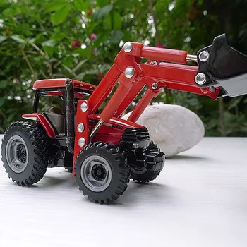 КОРПУС MX120 погрузчик из сплава, экскаватор, трактор, инженерная модель автомобиля, красная классическая коллекция для взрослых, подарочный дисплей, сувенирная игрушка