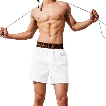 ORLVS мужские спортивные дышащие однотонные сексуальные домашние облегающие повседневные шорты home Boxer underwear OR6239