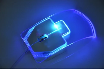 500 шт. игровая мышь Эргономичная 1600 точек на дюйм Оптическая USB LED проводная мышь для портативных ПК