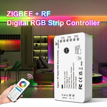 Gledopto ZigBee RF LED Pixel Controller Адресуемое Управление Полосой Света Динамический Световой Эффект Для WS2811 WS2812 Гибкий RGBIC