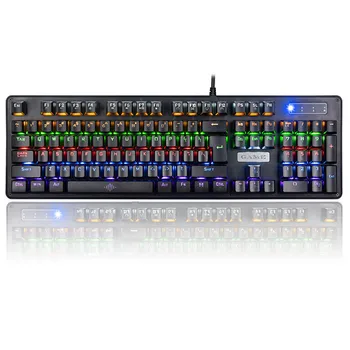 Новая проводная механическая клавиатура K30 с 104 клавишами, игровая клавиатура USB для интернет-кафе, настольная клавиатура с RGB подсветкой