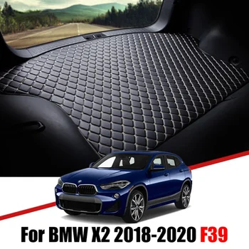 Изготовленные на заказ Кожаные коврики в багажник автомобиля для BMW X2 F39 2018 2019 2020 Водонепроницаемые нескользящие вкладыши для грузовых аксессуаров