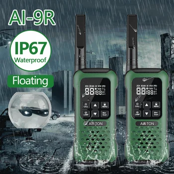 Airiton AI-9R Плавающая Портативная Рация IP67 Водонепроницаемые Портативные рации PMR для Радио Motorola Рыбалка Каяк Катание На лыжах Двустороннее радио