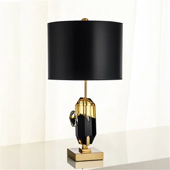 Настольная лампа TEMAR в стиле постмодерн, Модный креативный дизайн, светодиодный декор из хрусталя для дома, прикроватная тумбочка, настольная лампа для гостиной