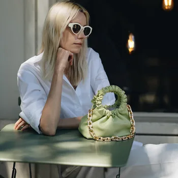 Горячая распродажа, новая женская дизайнерская тканая ретро портативная сумка-ведро, модная стильная сумка через плечо на одно плечо