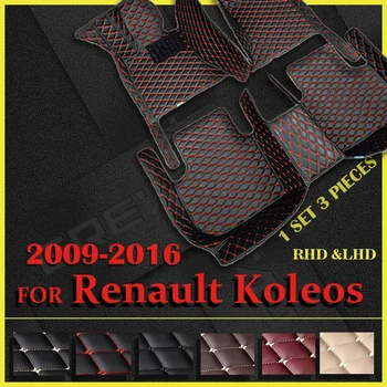 Автомобильные коврики для Renault Koleos 2009 2010 2011 2012 2013 2014 2015 2016 Пользовательские автоматические Накладки для ног автомобильный ковер
