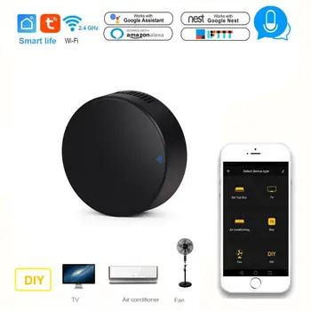 ИК-пульт дистанционного управления Smart Wifi Универсальное инфракрасное управление умным домом через Alexa Google Home Control для телевизора DVD AUD AC Tuya Smart Ho