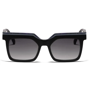 Модные солнцезащитные очки Attitude с квадратной ацетатной нейлоновой поляризацией UV400 в полной оправе