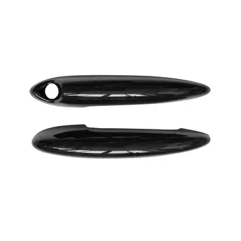 Крышка дверной ручки из 2 предметов, глянцевый черный для Mini Cooper