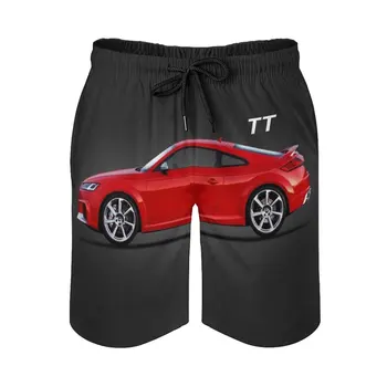 Мужские пляжные шорты Tt Coupe С 3D печатью, свободные шорты для серфинга, пляжная одежда, Tt Coupe, Tt Car, Автомобили, спортивный автомобиль, транспорт Tt