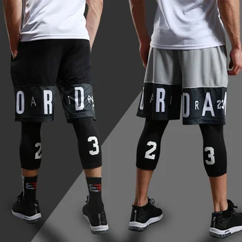 Мужские спортивные штаны для бега, леггинсы для бега трусцой, Баскетбольные футбольные шорты, обтягивающие брюки для фитнеса, комплект спортивной одежды на открытом воздухе