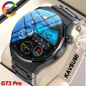 2023 NFC Смарт-Часы Мужские GT3 Pro AMOLED 390*390 HD Экран Пользовательский Набор Bluetooth Вызова IP68 Водонепроницаемые Смарт-Часы Для Xiaomi ios
