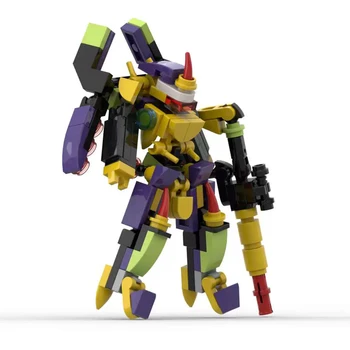Маленький Механический экзоскелет, боевые роботы, Сборка моделей из мелких частиц, Строительные блоки, Игрушки для детей, Кирпичи