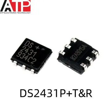 (10 штук) DS2431P + T & R DS2431P + DS2431 TSOC-6 Микросхема памяти EEPROM 6-TSOC Новая и оригинальная