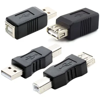 Адаптер USB 2.0 от женщины к USB типа A типа B от мужчины к мужчине от женщины к мужчине Разъем для электронного преобразователя USB адаптер для принтера