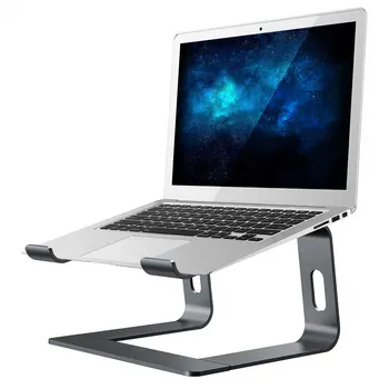 Подставка для ноутбука, алюминиевый противоскользящий держатель для рабочего стола, охлаждающая подставка для ноутбука MacBook Pro / Air 10-17 дюймов