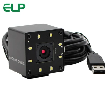 ELP 13MP MJPEG 10 кадров в секунду 3840x2880 CMOS IMX214 USB-Камера с Автофокусом, Белый светодиод Для Дневной и Ночной съемки