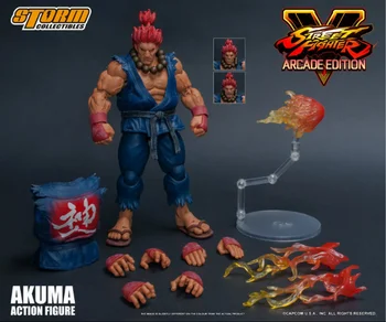 Storm Toys 1/12 AKUMA Street Fighter, Рыжеволосая ностальгическая версия, Полный комплект 6-дюймовой фигурки в наличии