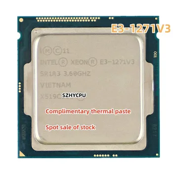 Используемый Четырехъядерный восьмипоточный процессор Intel Xeon E3 1271 V3 E3 1271V3 с частотой 3,6 ГГц L2 = 1 М L3 = 8 М 80 Вт LGA 1150